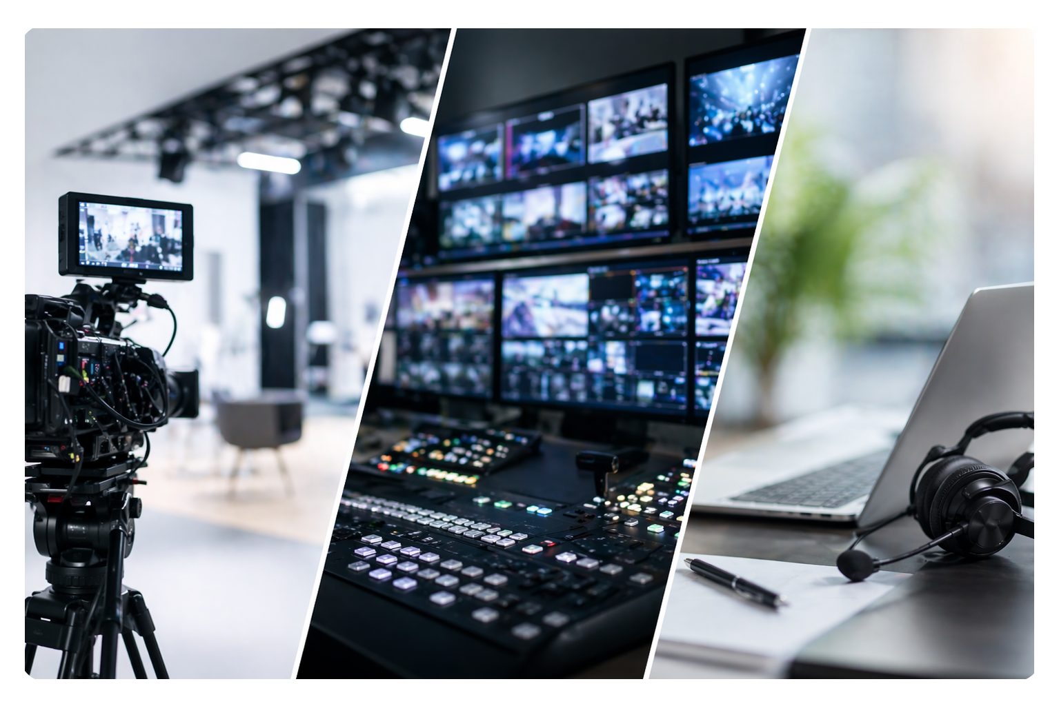 映像制作・放送システム・BPOのイメージ